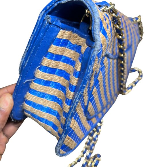 Chanel Small Raffia and Jute Urban Jungle Single Flap - Picture 3 of 9